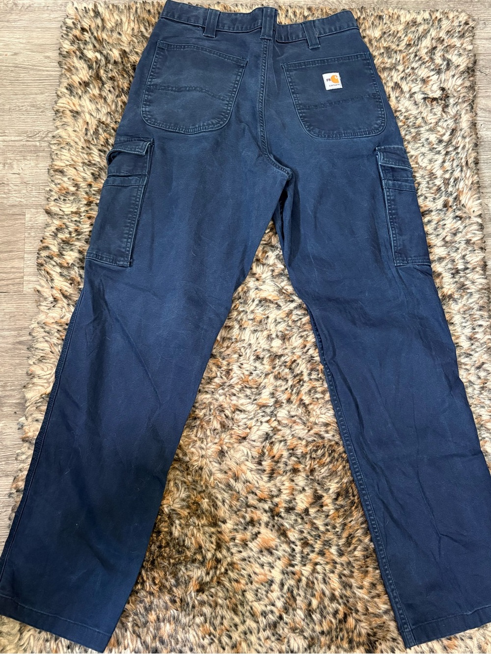 Carhartt Men's 32X32 Black Utility Work Wear Relaxed Fit Carpenter Pants